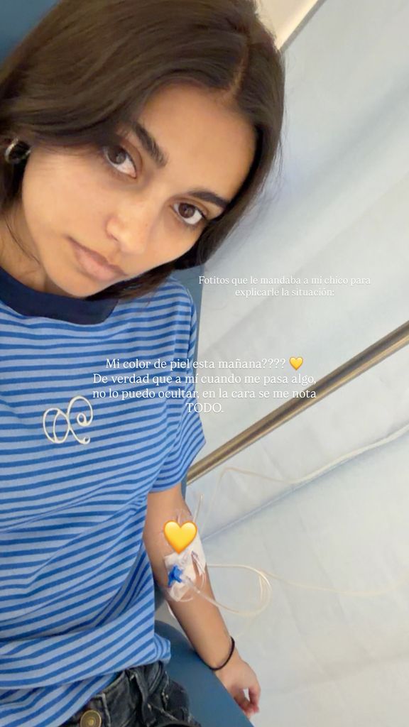 Inés ha vivido un mal trago al hacerse un TAC y un análisis en el hospital