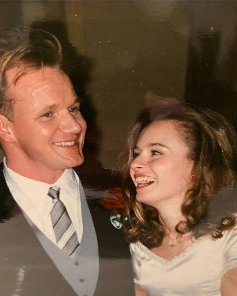 Gordon y Tana Ramsey, el día de su boda