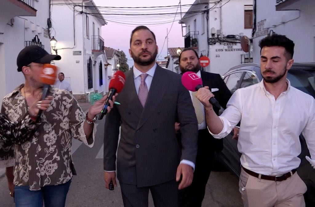 Antonio Tejado en la confirmación de su hijo