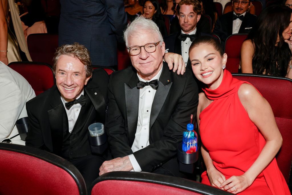 Martin Short, Steve Martin y Selena Gomez en los Emmy 2025