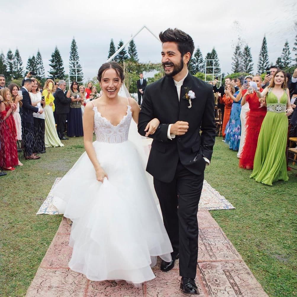 Camilo and girlfriend Evaluna are married