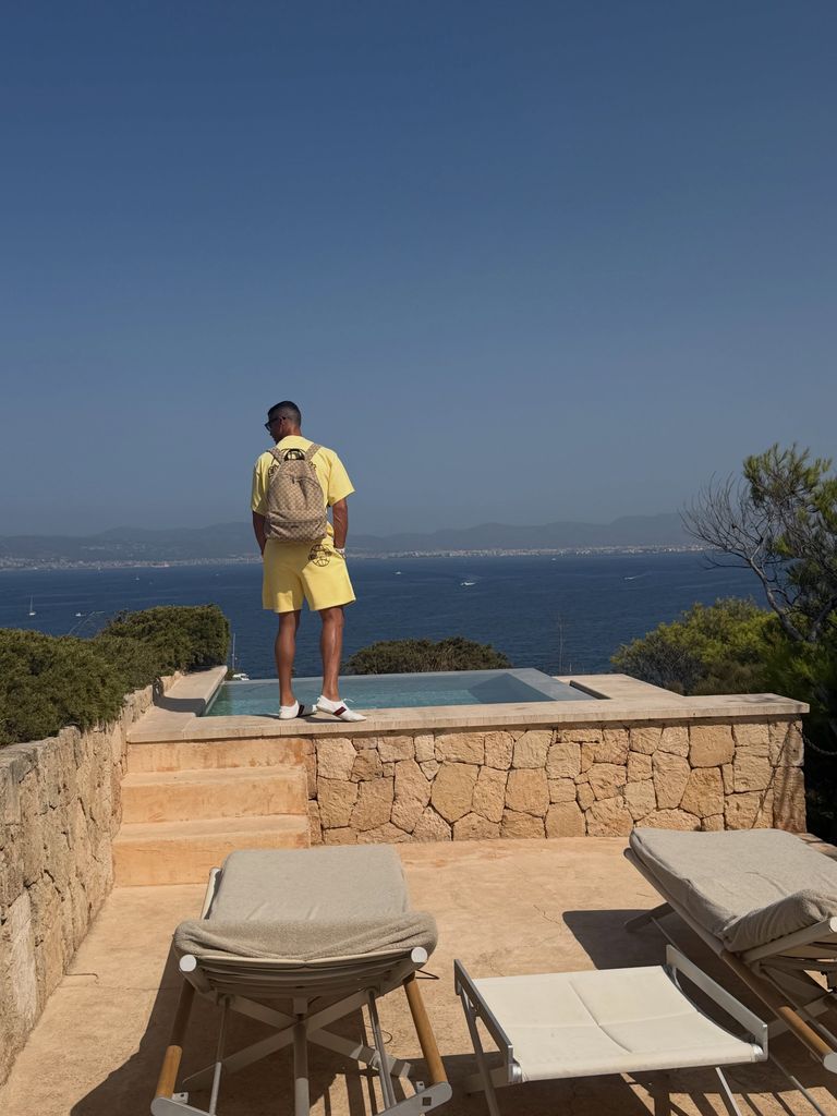 Cristiano Ronaldo, en sus vacaciones en Mallorca