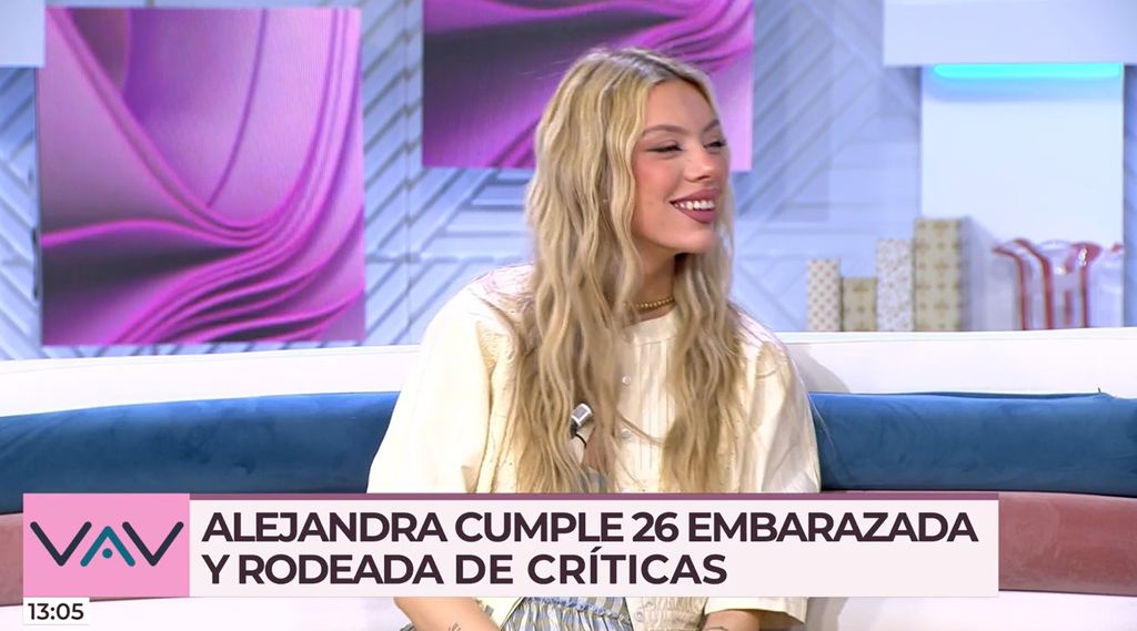 Alejandra Rubio, en 'Vamos a Ver' este lunes tras anunciar que deja la televisión durante un tiempo indefinido