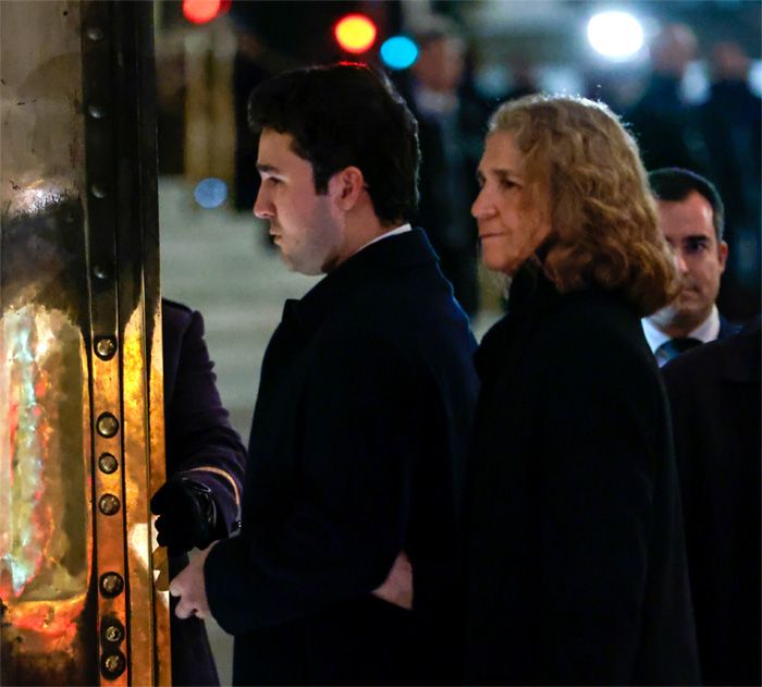 La infanta Elena y su hijo