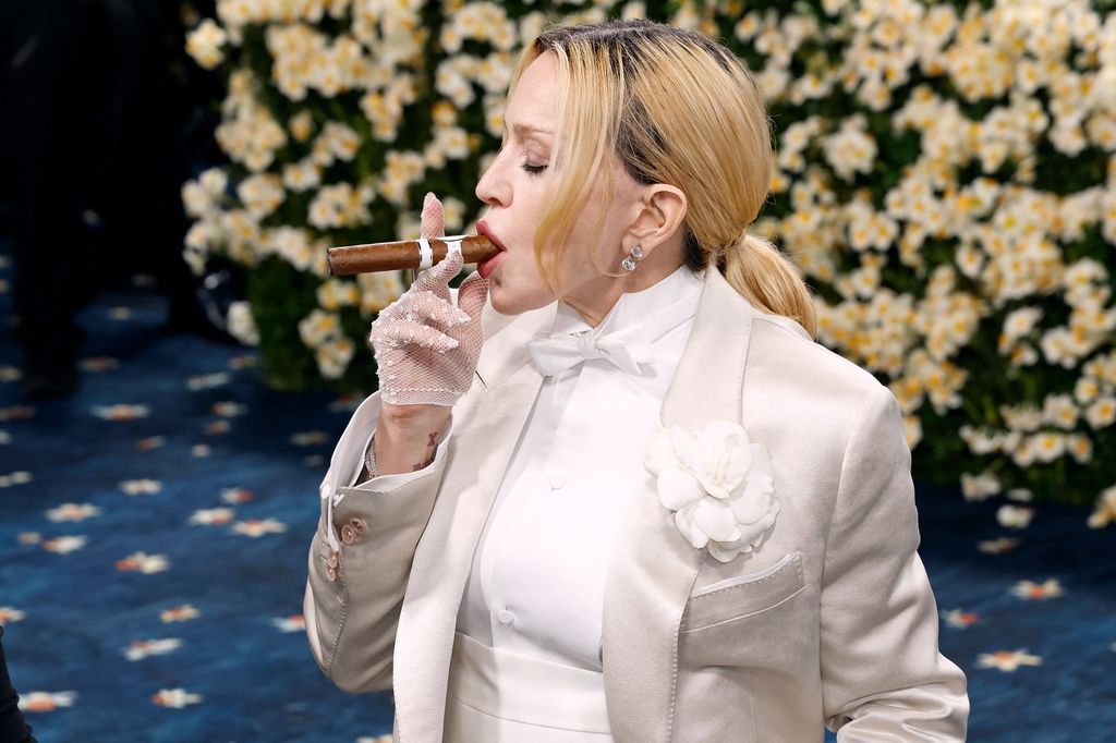 New York, New York - May 05: Madonna Attends "Superfine: Tailoring Black Style"The 2025 Costume Institute Benefit, AT Metropolitan Museum of Art on May 05, 2025 in New York City. (Photo by Taylor Hill/Getty Images)