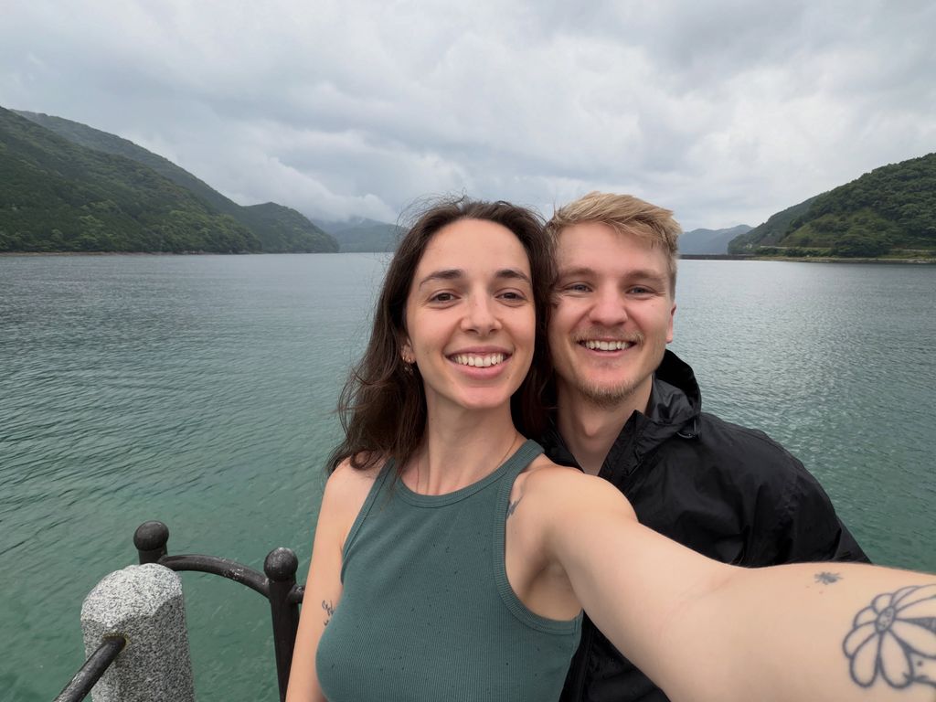 Selfie de la pareja en una de sus últimas escapadas