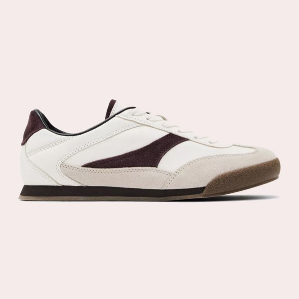 Deportivo piel combinado Massimo Dutti 