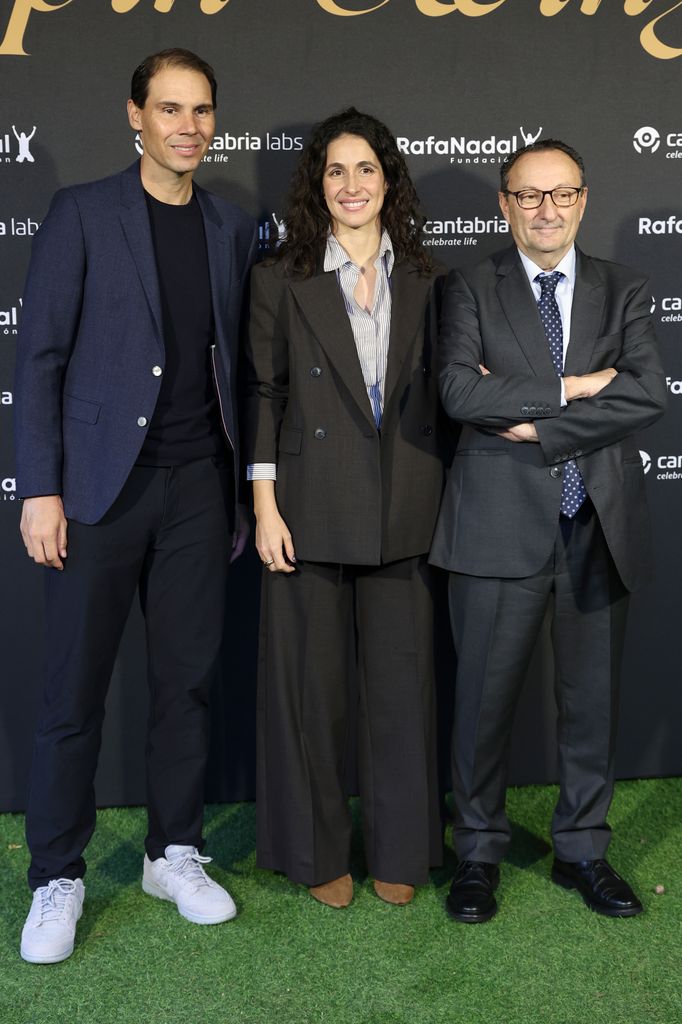 Rafael Nadal, María Francisco Perelló y Juan Matji