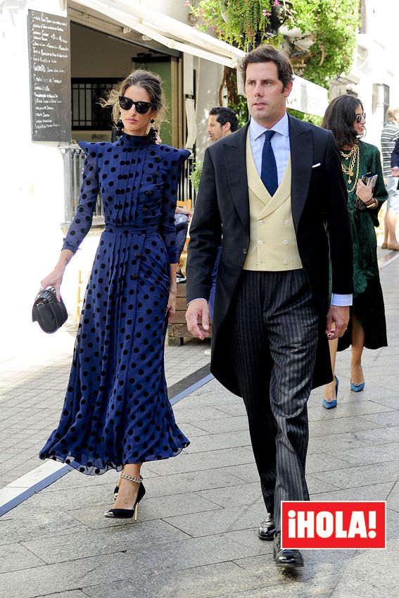 Inés Domecq con su marido, Javier Martínez de Irujo, marqués de Almenara