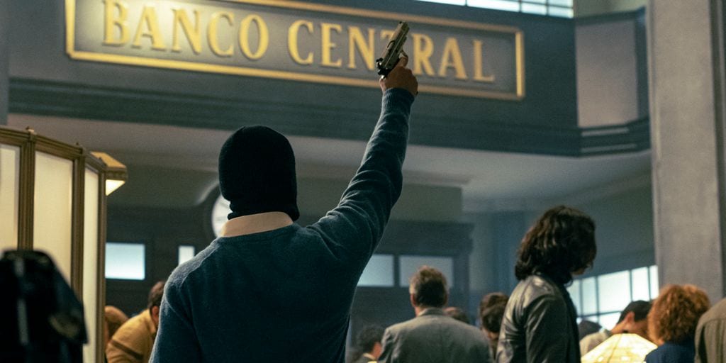 Si te gustan la series de robos y atracos no te puedes perder "Asalto al banco central'