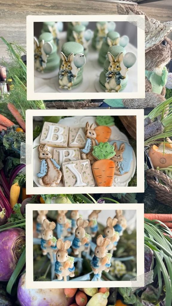 Tiffany Trump mostró algunos de los lindos detalles de su baby shower con temática de Peter Rabbit.