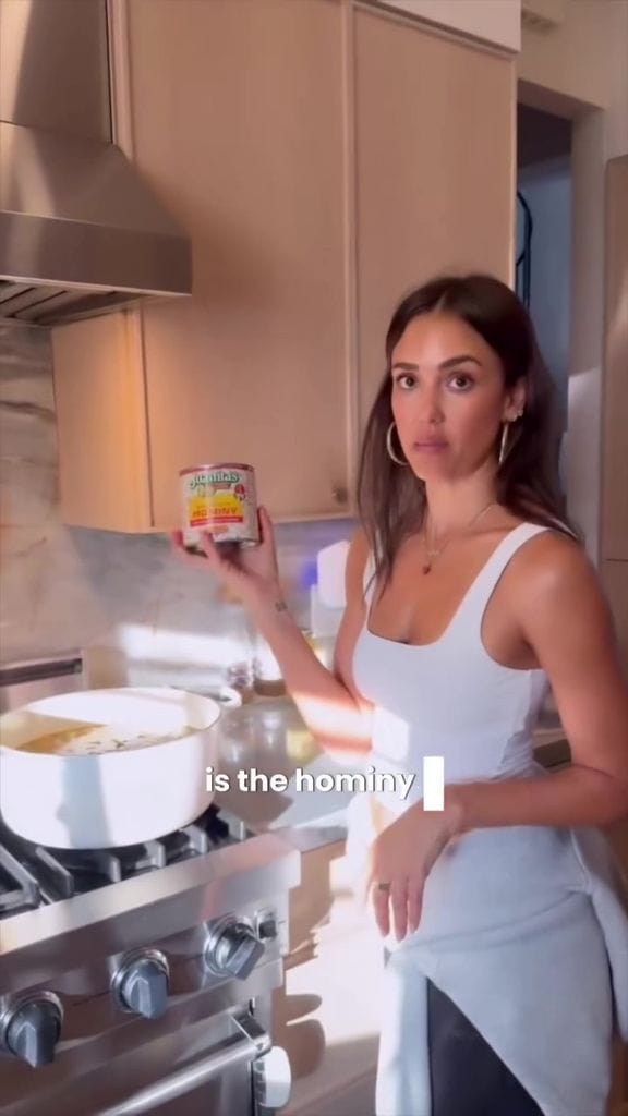 Jessica Alba compartió su original receta con sus seguidores.