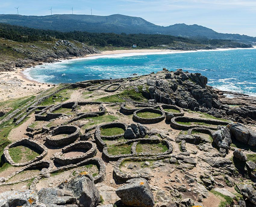 Playa del Castro de Baroña, Galicia