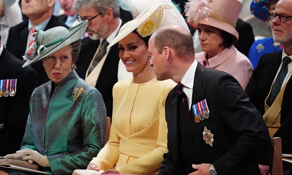 kate middleton y pr ncipe william con la princesa ana