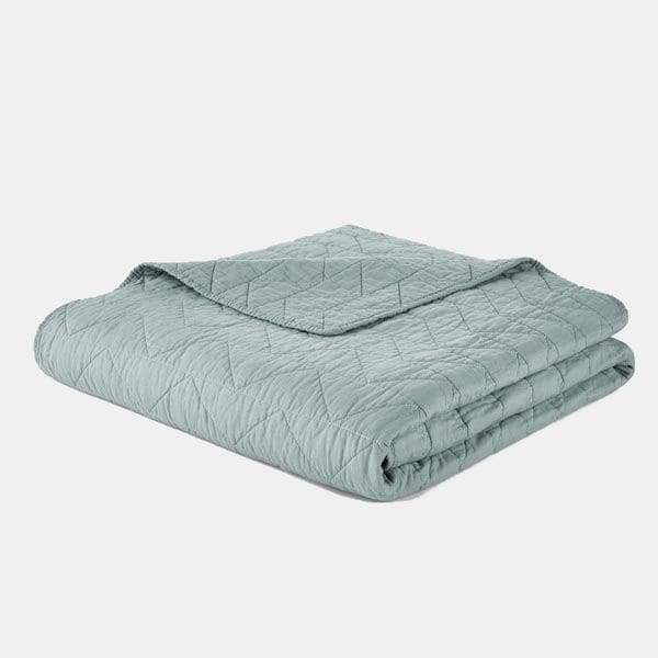 colcha cama azul