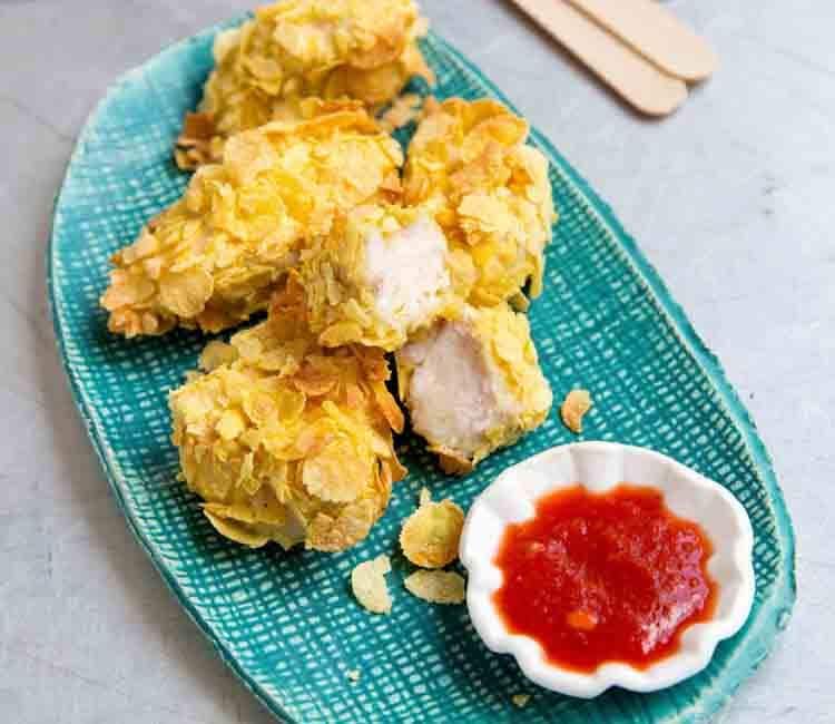 'Nuggets' crujientes de pollo