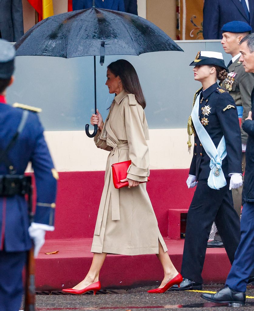 Reina Letizia y princesa Leonor Día Hispanidad 2024