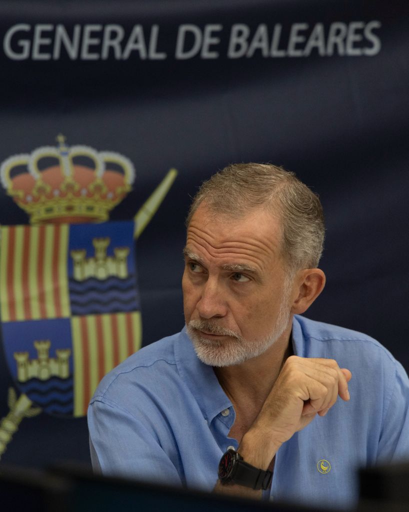 El Rey sigue la actualidad desde Palma. En verano, el Palacio de Marivent funciona como sede de la jefatura del Estado