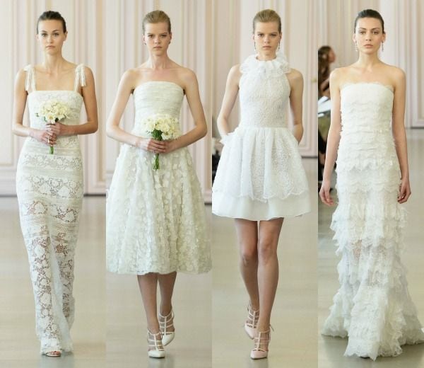 Oscar de la Renta, colección nupcial primavera-verano 2016.
