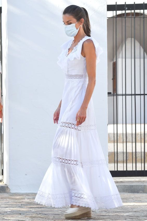 Reina Letizia, vestido blanco