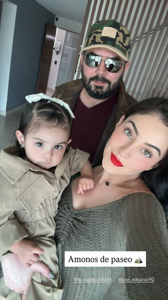 José Eduardo Derbez y Paola Dalay disfrutaron de un gran plan junto a su hija Tessa.