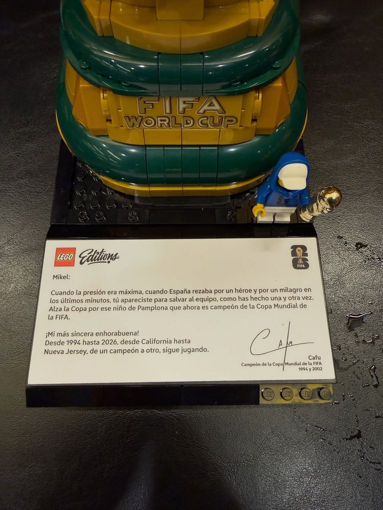 El Lego personalizado y con dedicatoria especial