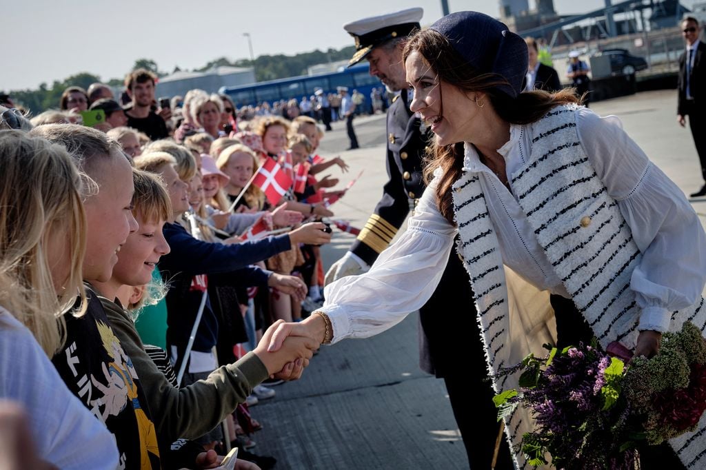 Federico y Mary de Dinamarca en su visita a Bornholm