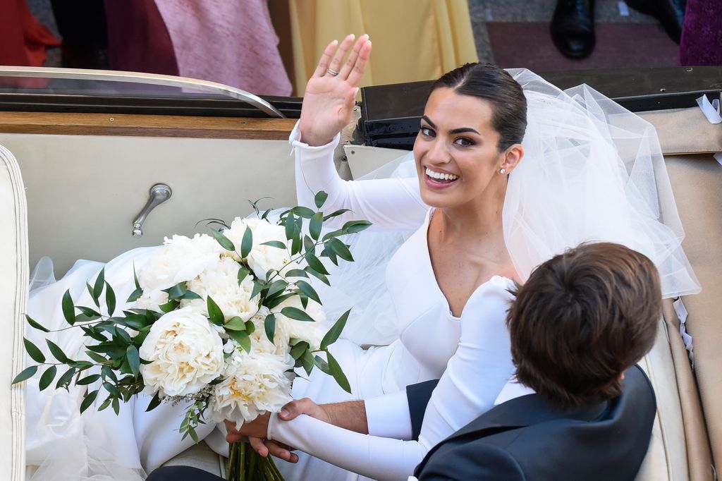 Ramos de novia de peonías Marta Lozano