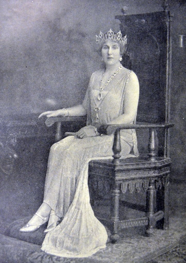 La reina Victoria Eugenia en 1887