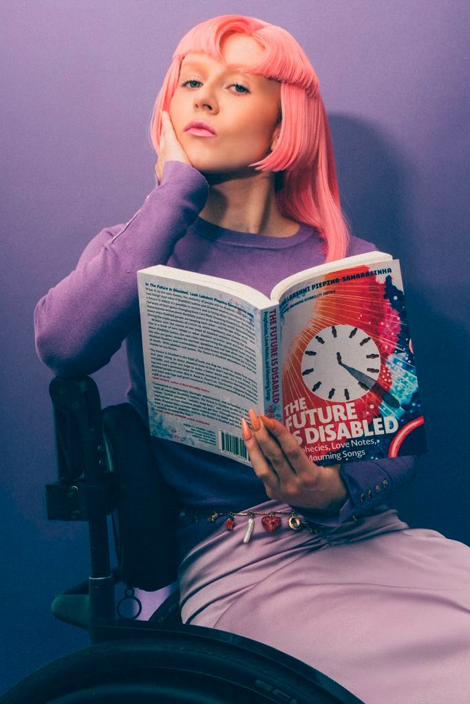 La modelo Andrea Zuckermann aprovecha su plataforma para darle visibilidad a las personas con discapacidad