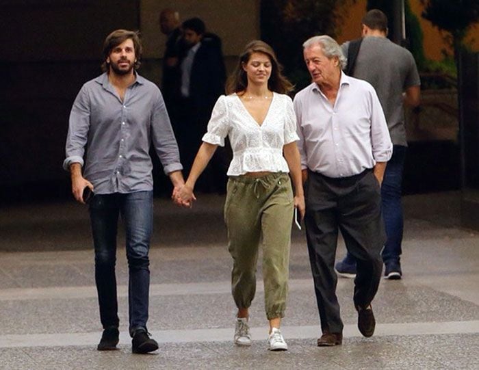 Álvaro Falcó e Isabelle Junot con Philippe Junot