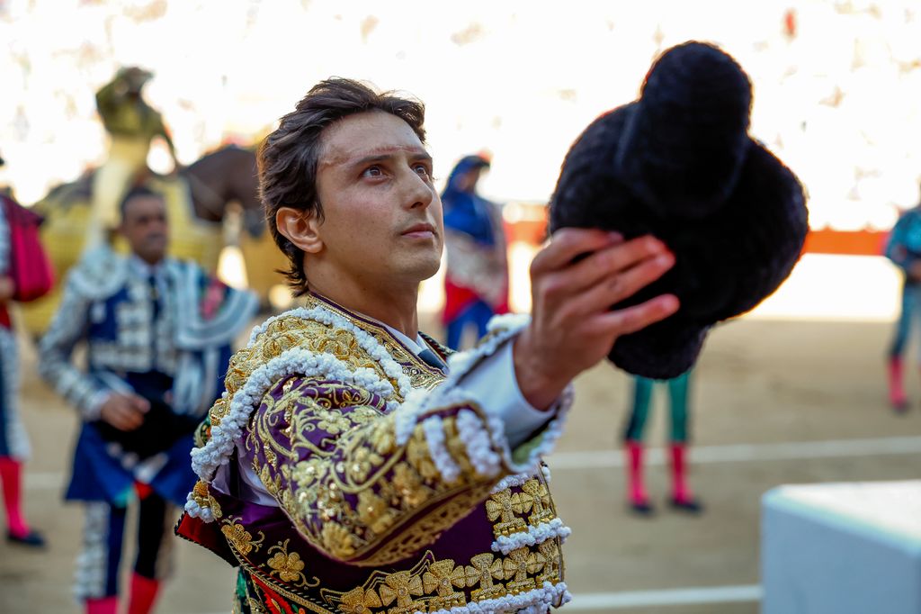 Roca Rey durante la Corrida de la Prensa de San Isidro, en Madrid