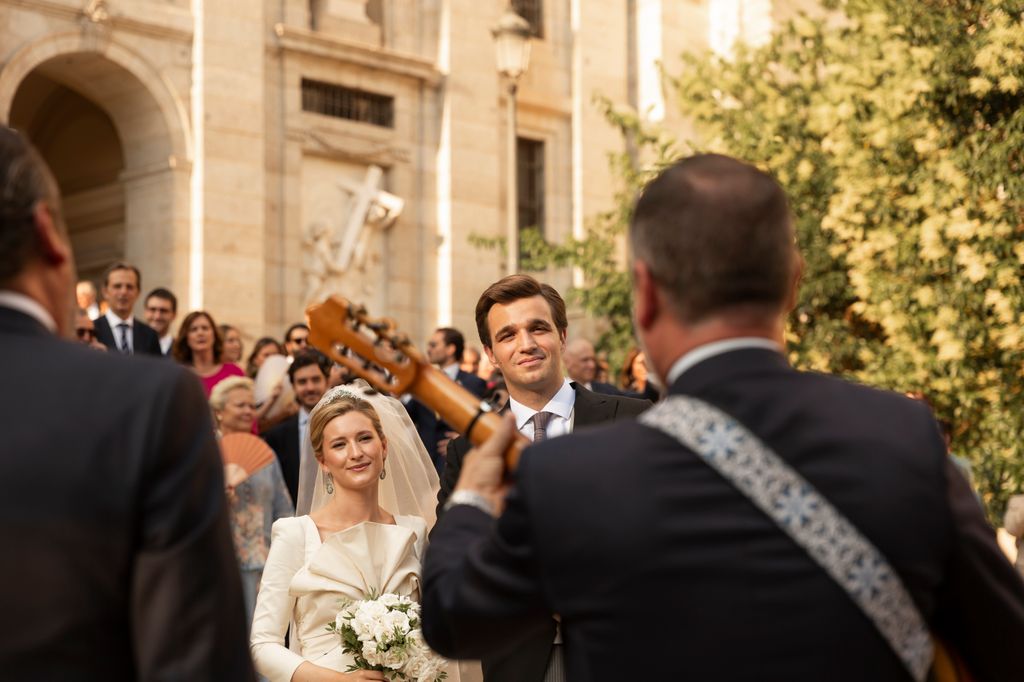 María y Lucas en su boda