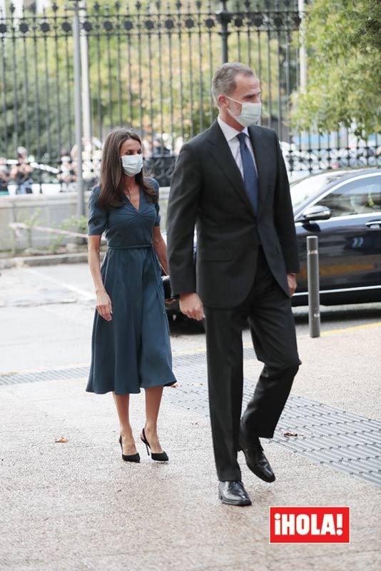 Don Felipe y doña Letizia en la inauguración de la exposición 'Delibes'