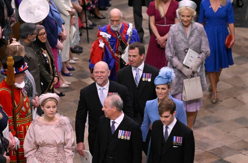 Lady Margarita  Armstrong-Jones  en la coronación de Carlos III 