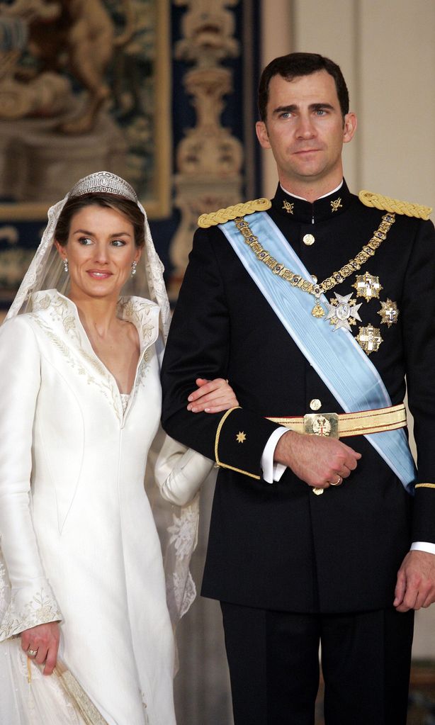 Reina Letizia en su boda