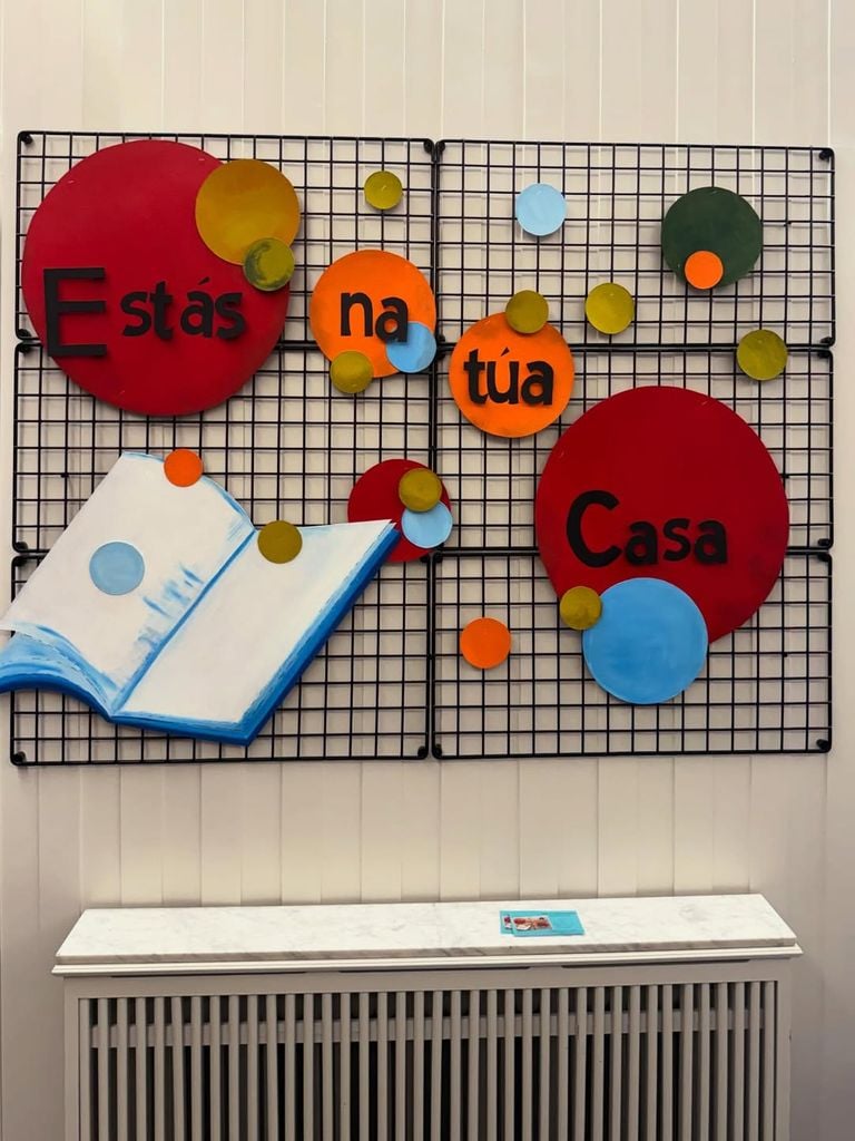 Mural decorativo del colegio 