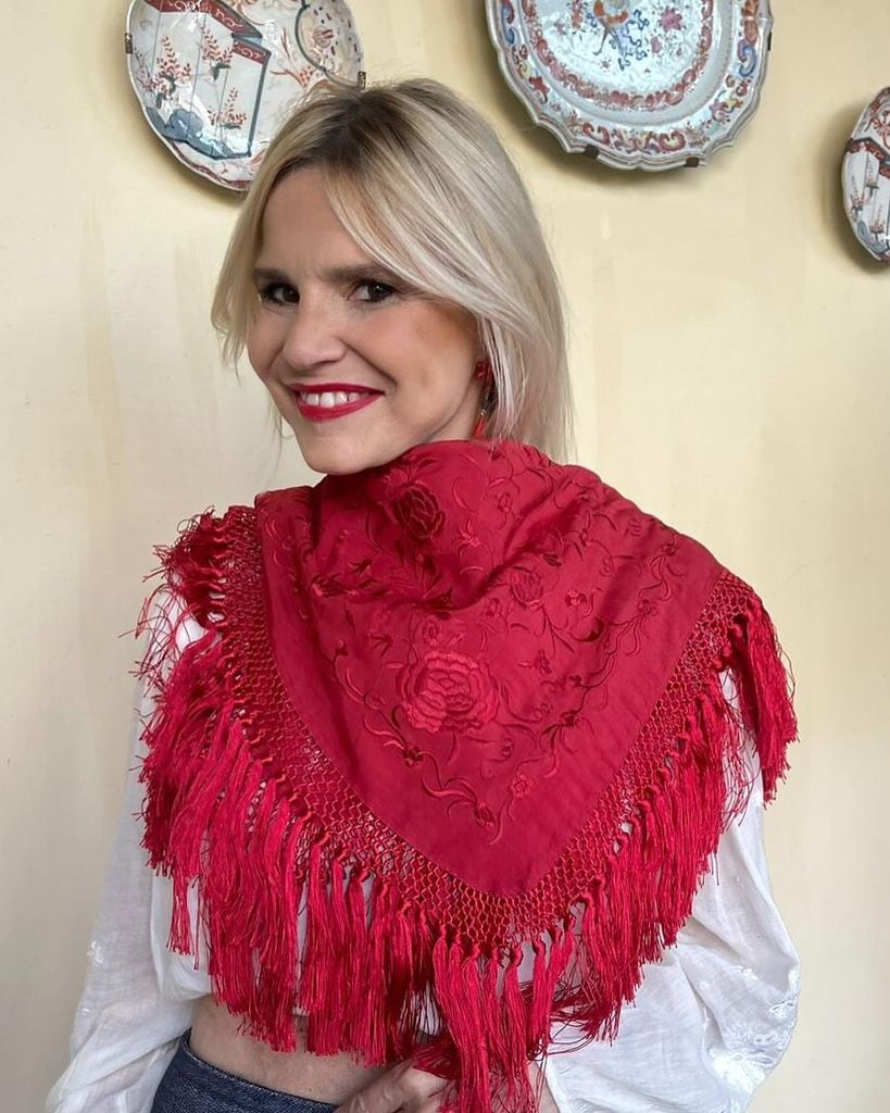 Eugenia Martínez de Irujo y su look para la cena del pescaíto en la Feria de Sevilla