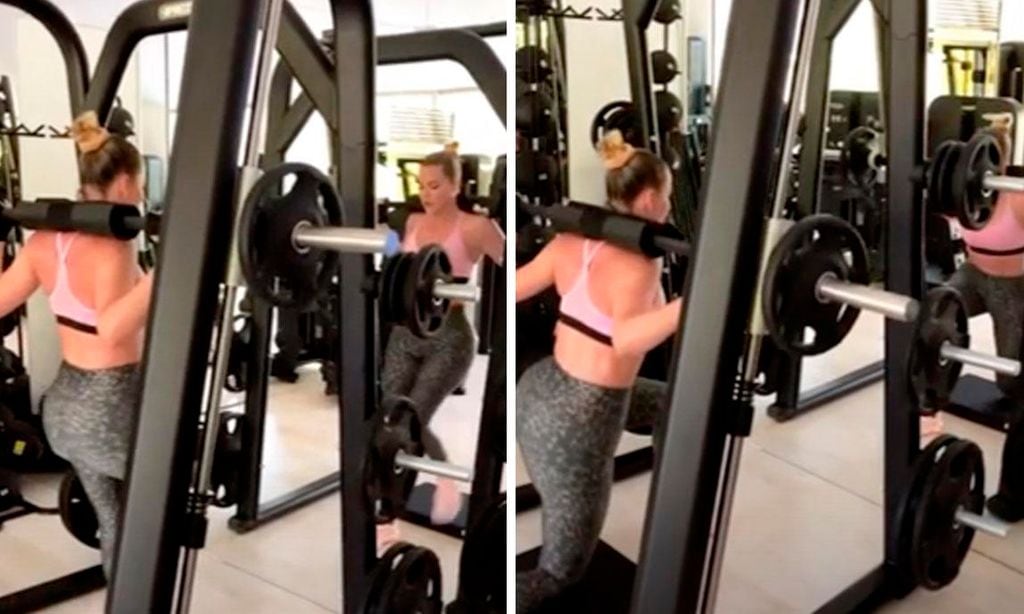 Es toda una celeb fitness que ama ejercitarse y mantener hábitos alimenticios saludables