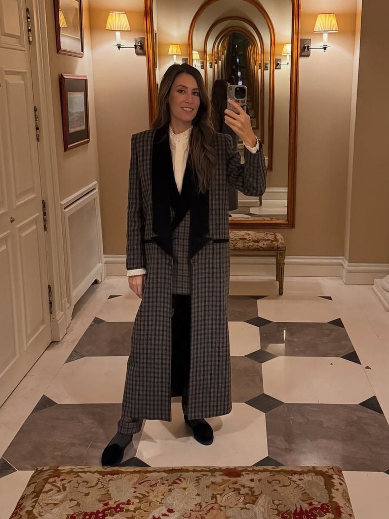 Ana Boyer con look de firma española.