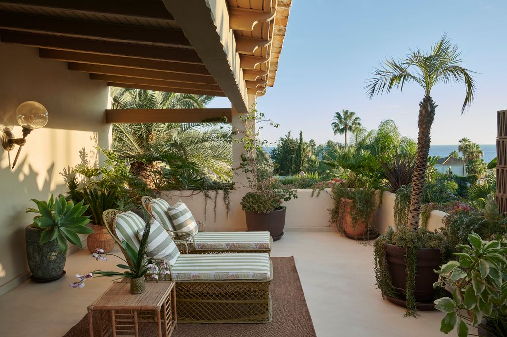 Terraza privada del dormitorio principal