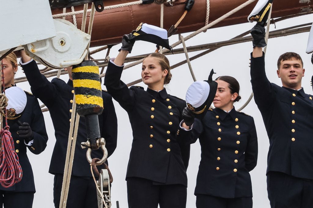 La princesa Leonor en Valparaiso