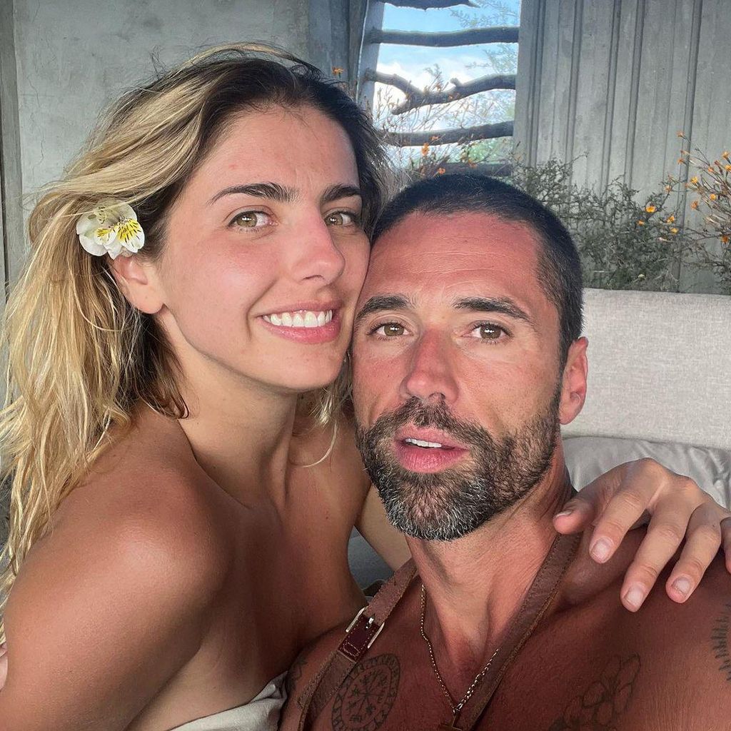 Michelle Renaud y Matías Novoa
