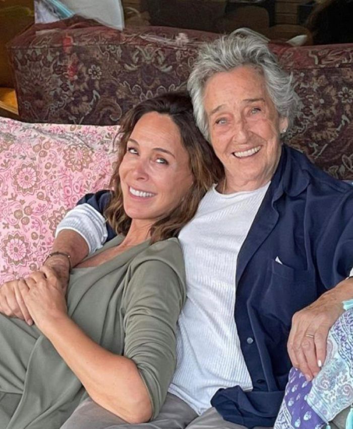 Lydia Bosch junto a su madre 