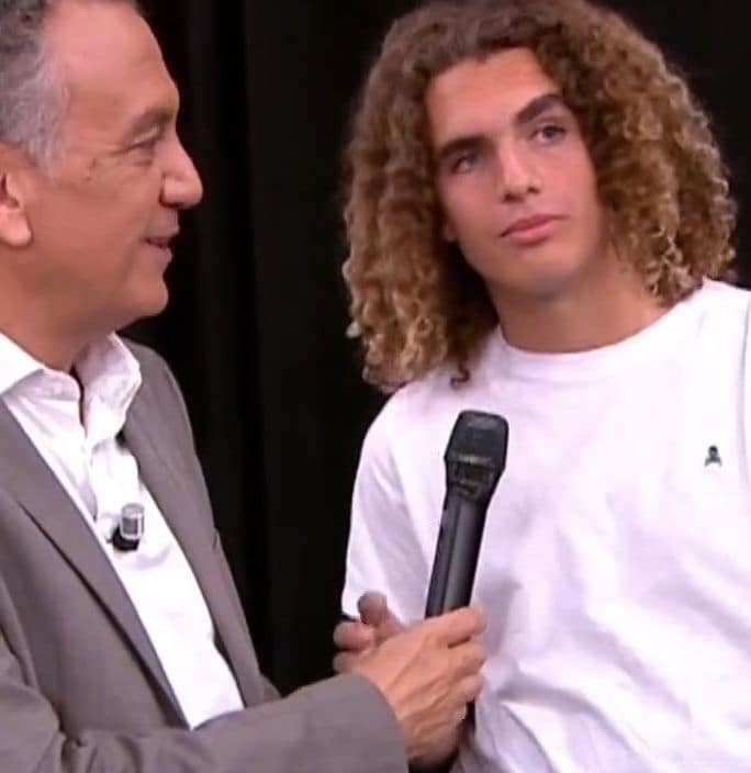 Roberto Brasero con su hijo Íñigo en el programa 'Y ahora Sonsoles', de Antena 3