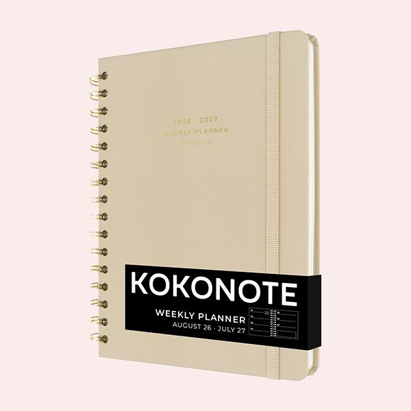 Kokonote Agenda 2026 2027 Semana Vista A5 Misty Gray