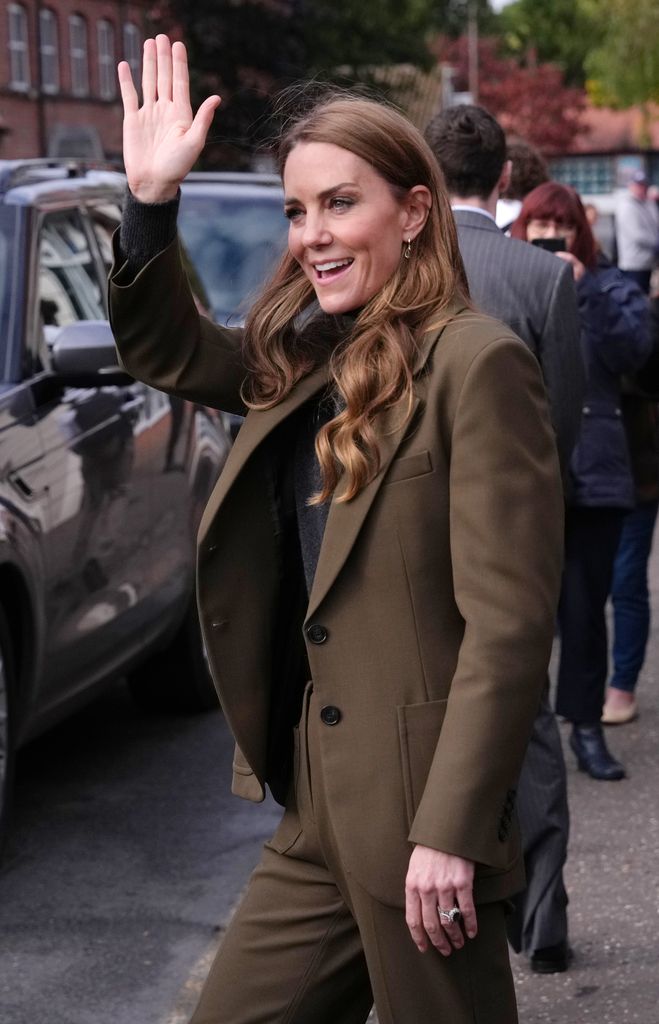 La princesa Kate durante su visita a Hoveton, Norfolk.