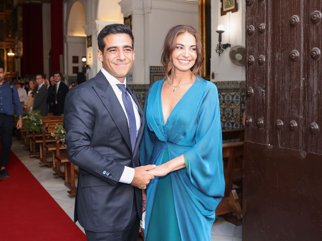 Mariló Montero en la boda de su hijo Alberto Herrera