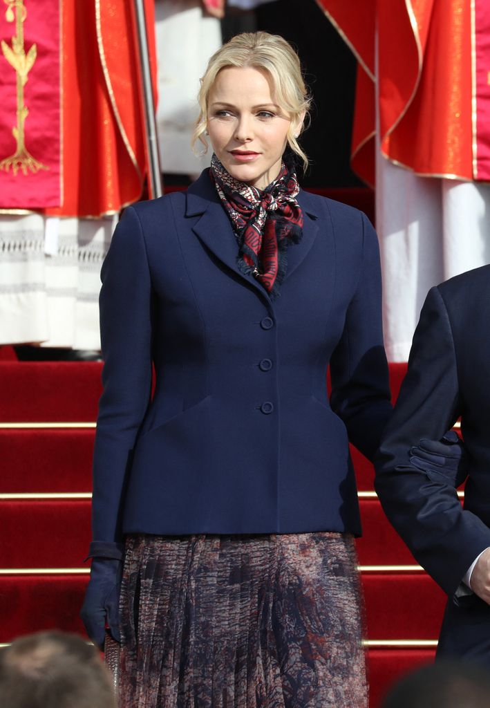 Charlene de Mónaco en enero de 2020