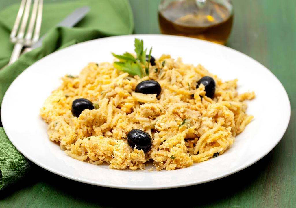 El 'Bacalhau à Brás', receta típica de Portugal
